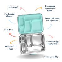 Load image into Gallery viewer, Ecococoon Bento Lunch Box 5 - Mint

