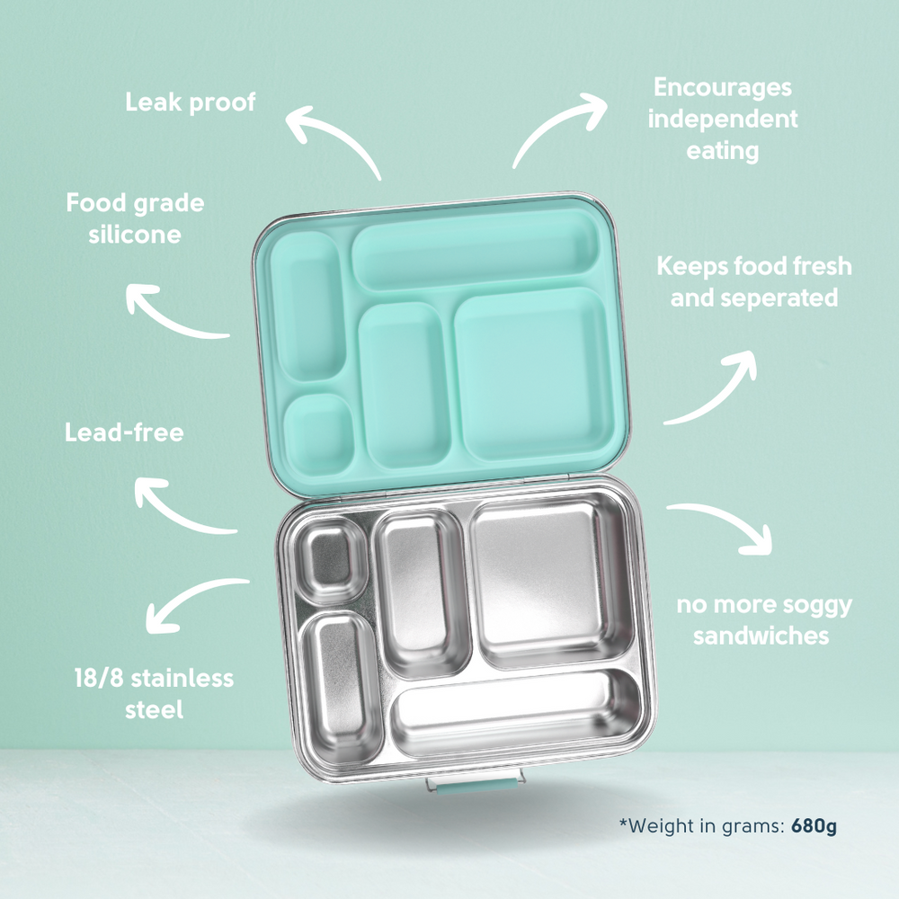 Ecococoon Bento Lunch Box 5 - Mint