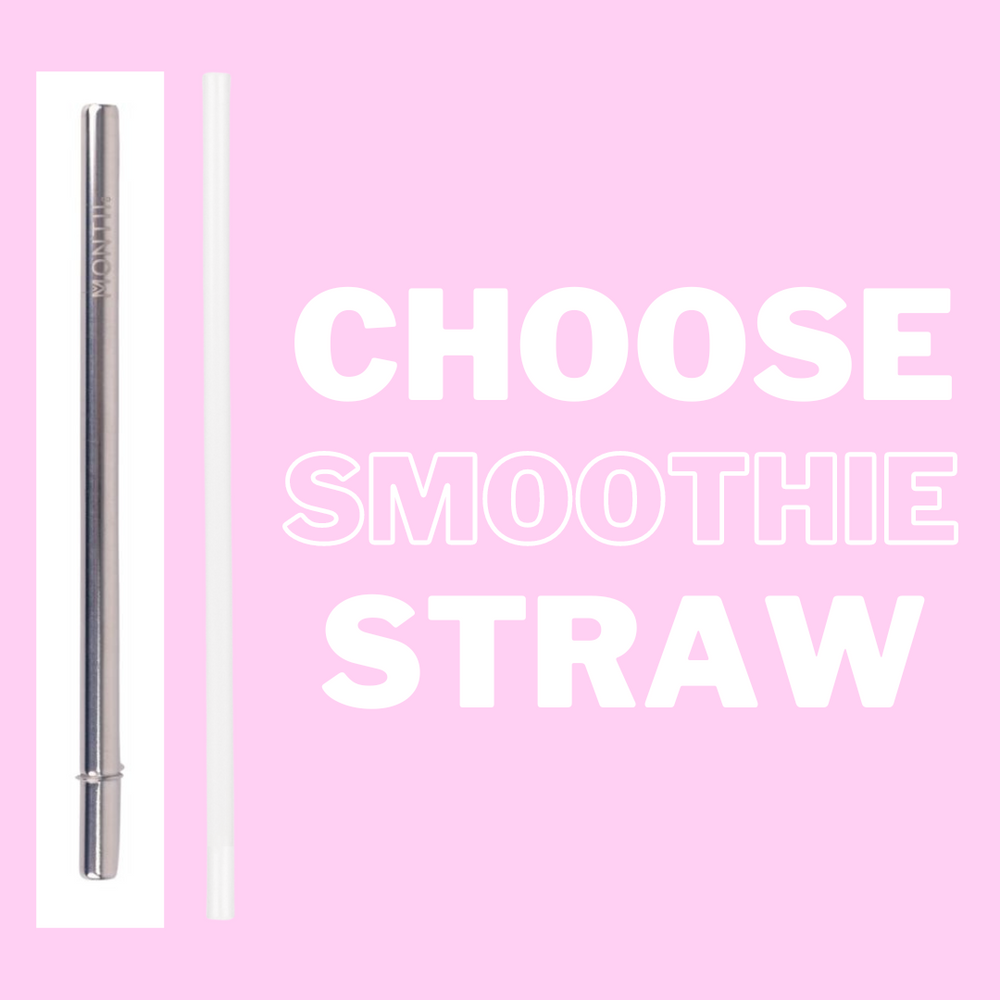 MontiiCo FUSION Smoothie Lid Straw - Pick Your Size and Material