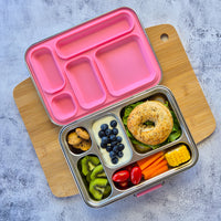 Load image into Gallery viewer, Ecococoon Bento Lunch Box 5 - Pink Rose
