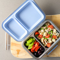 Load image into Gallery viewer, Ecococoon Bento Lunch Box 2 - Blueberry
