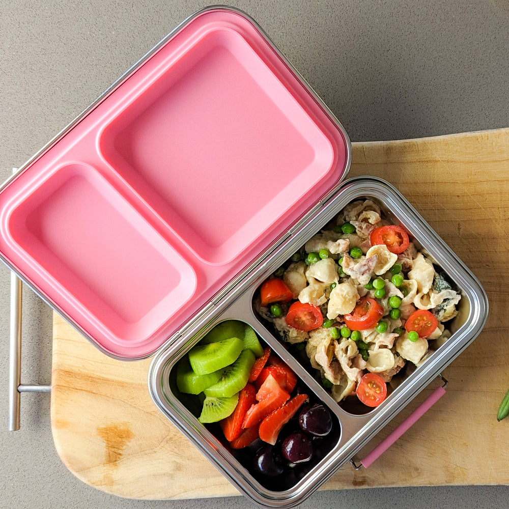 Ecococoon Bento Lunch Box 2 - Pink Rose