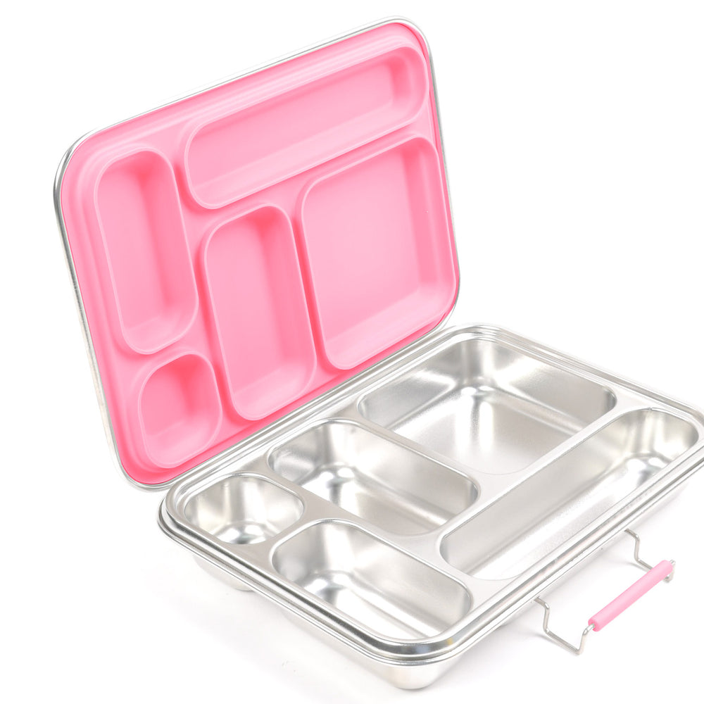 Ecococoon Bento Lunch Box 5 - Pink Rose