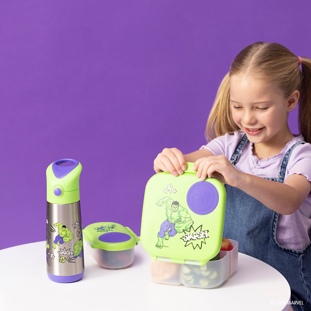 B Box Insulated Drink Bottle 500mL - Hulk