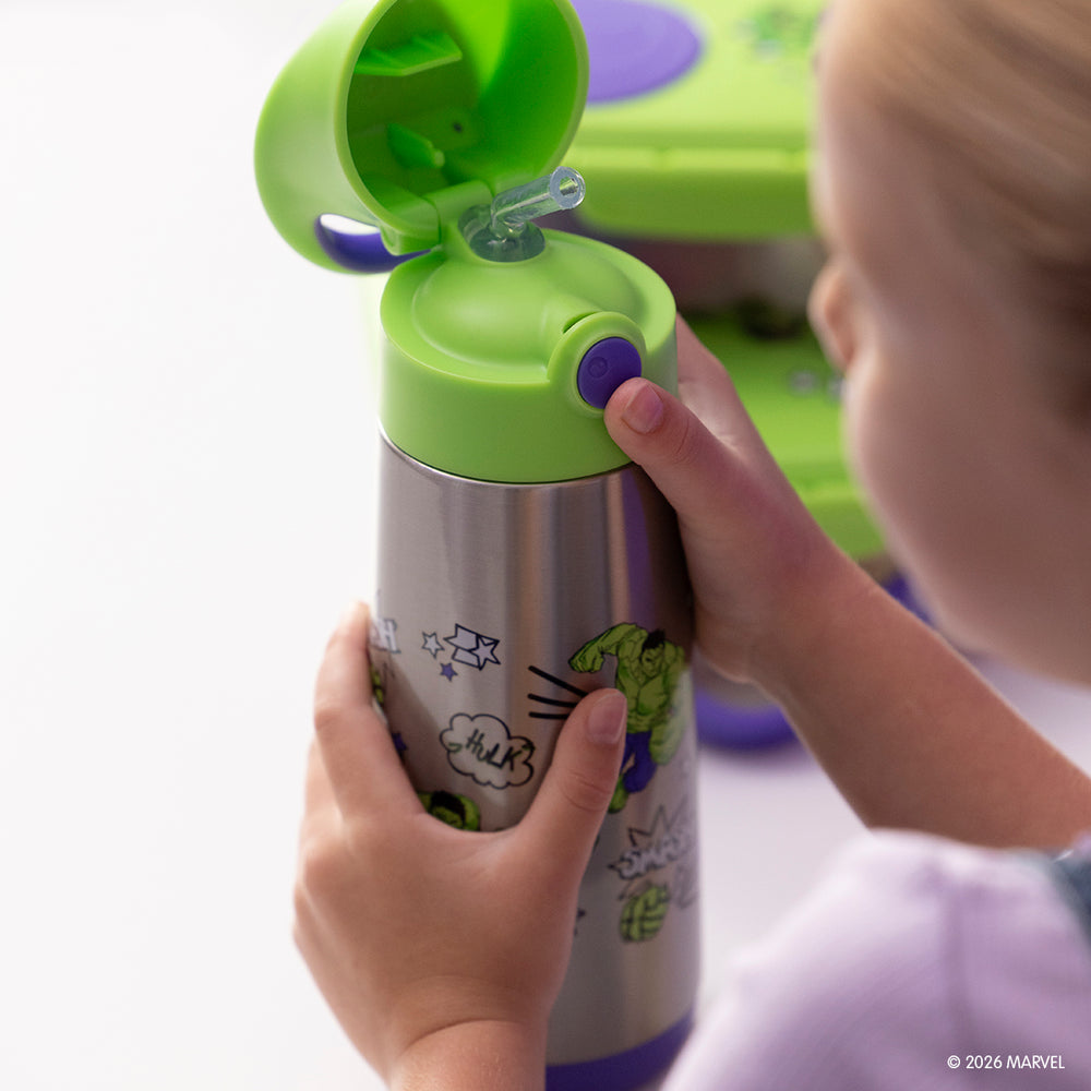 B Box Insulated Drink Bottle 500mL - Hulk