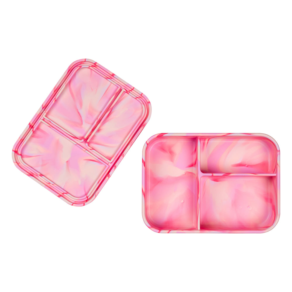 Munchbox Flexi 3 - Rose Pink - Silicone Bento