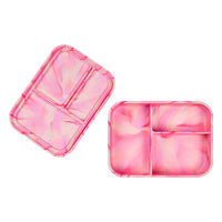 Load image into Gallery viewer, Munchbox Flexi 3 - Rose Pink - Silicone Bento
