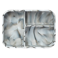 Load image into Gallery viewer, Munchbox Flexi 3 - Slate Grey - Silicone Bento
