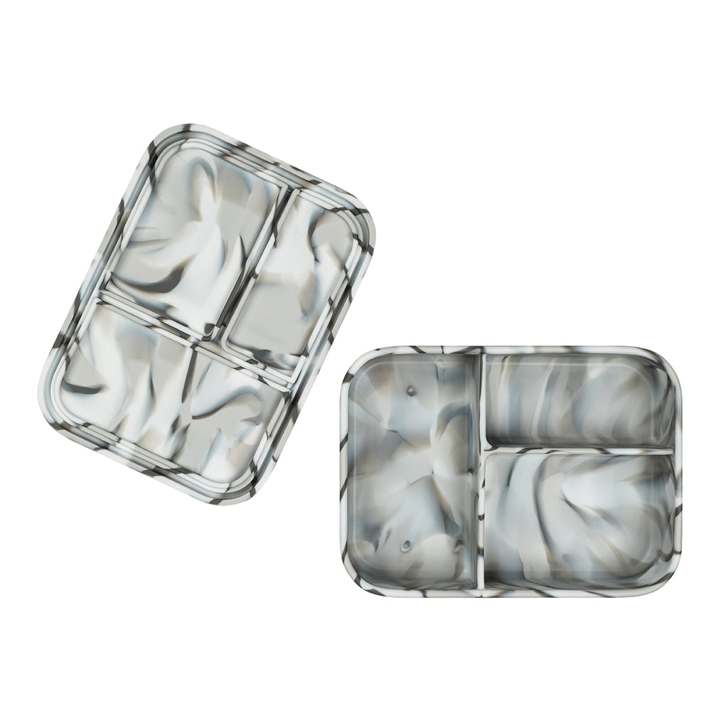 Munchbox Flexi 3 - Slate Grey - Silicone Bento