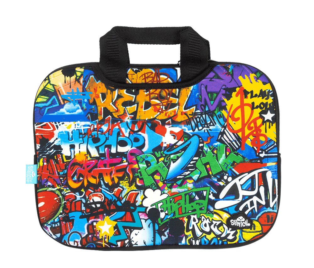 tech carry case street art