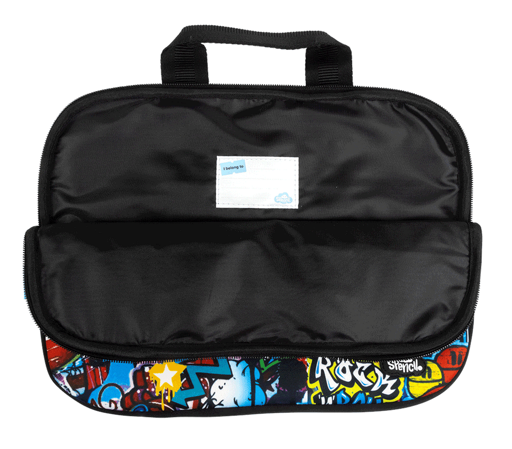 tech carry case street art