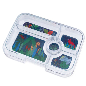 yumbox tapas palm green jungle tray