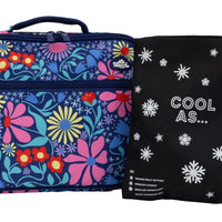 Load image into Gallery viewer, Spencil Big Cooler Bag + Ice Pack - Flower Fun
