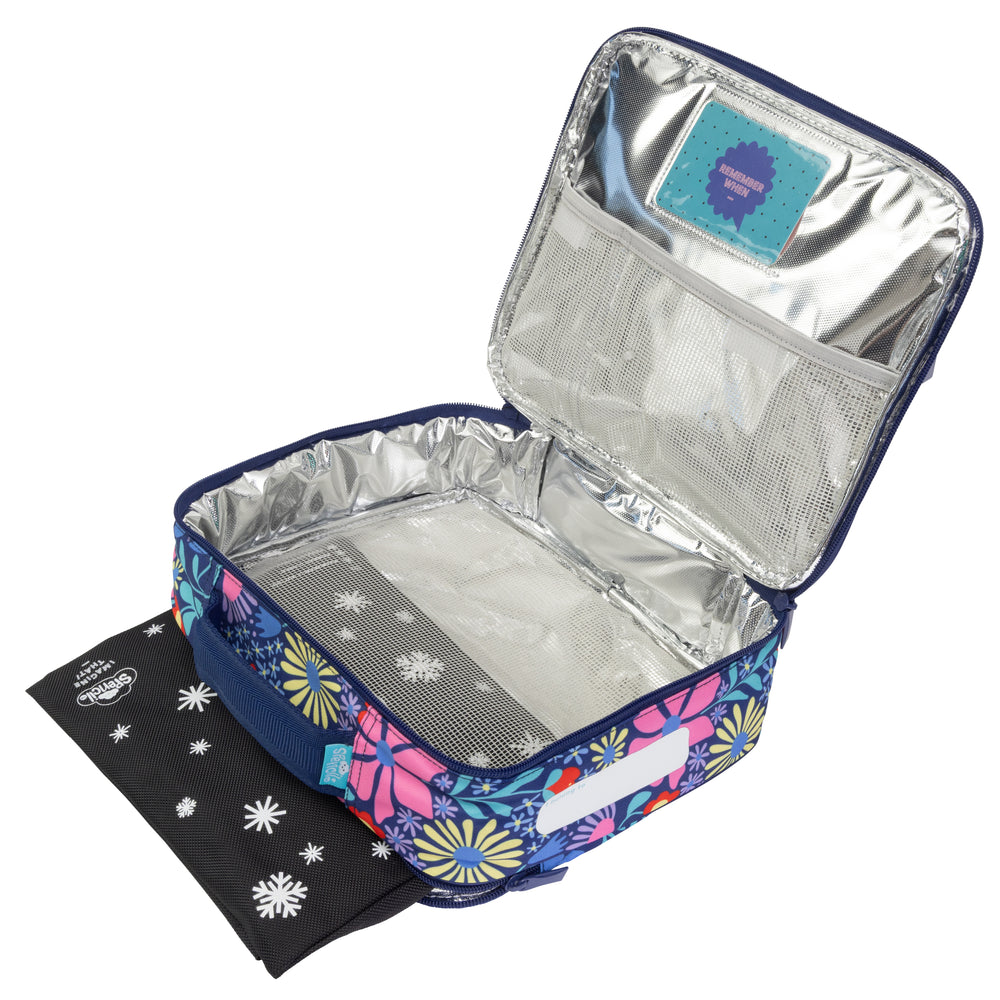 Spencil Big Cooler Bag + Ice Pack - Flower Fun