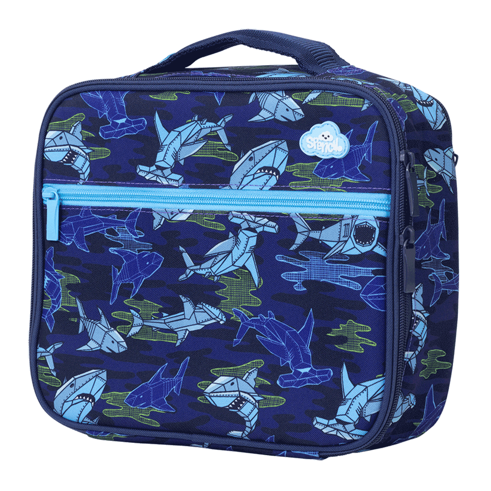 Spencil Big Cooler Bag + Ice Pack - Robo Shark