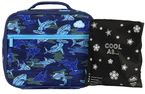 Spencil Big Cooler Bag + Ice Pack - Robo Shark