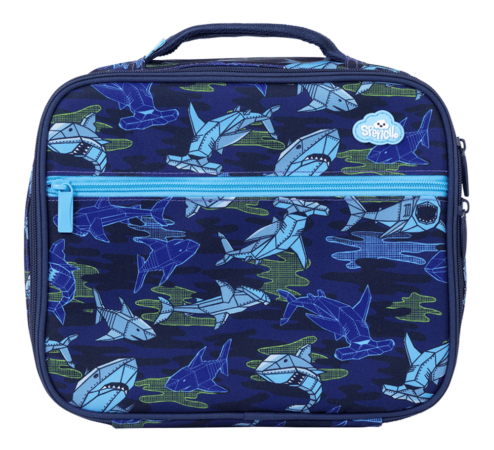 Spencil Big Cooler Bag + Ice Pack - Robo Shark