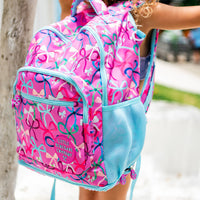 Load image into Gallery viewer, little renegade company midi back pack lovely bows
