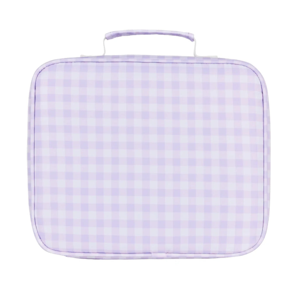 Kinnder - Junior Insulated Lunch Bag + Ice Pack - Lilac Gingham
