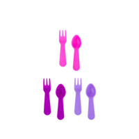 Load image into Gallery viewer, The Lunch Punch Fork and Spoon Set - Blush
