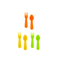 Load image into Gallery viewer, The Lunch Punch Fork and Spoon Set - Brights
