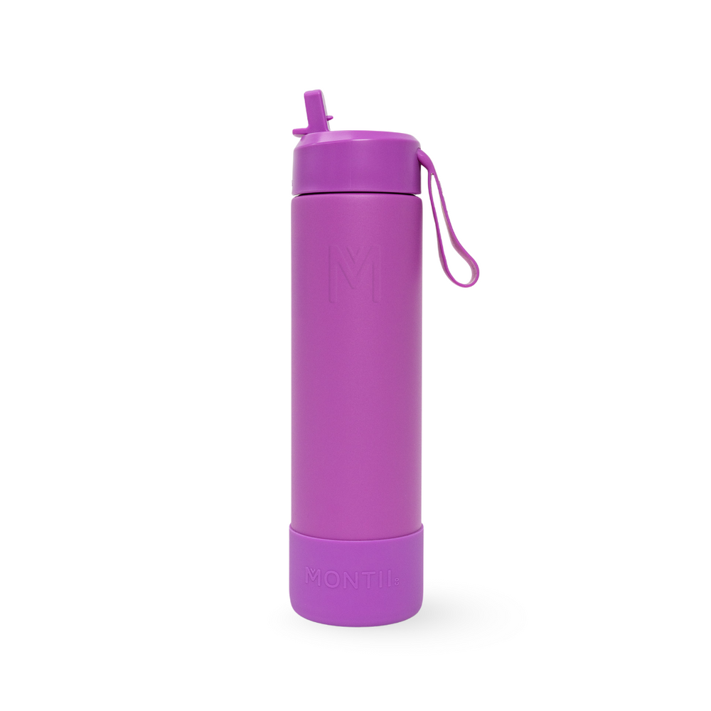 MontiiCo Fusion Complete 700mL Sipper Bottle - Fuchsia