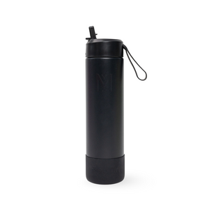 MontiiCo Fusion Complete 700mL Sipper Bottle - midnght black