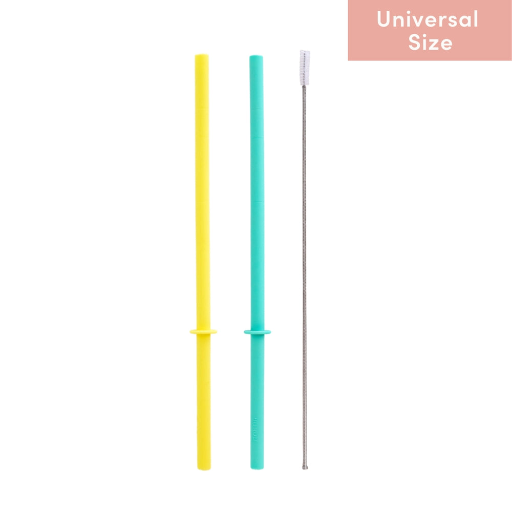 MontiiCo FUSION Stopper Straw Set - Choose your colour