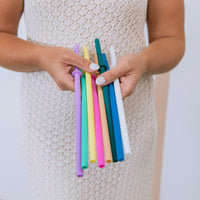 Load image into Gallery viewer, MontiiCo FUSION Stopper Straw Set - Choose your colour
