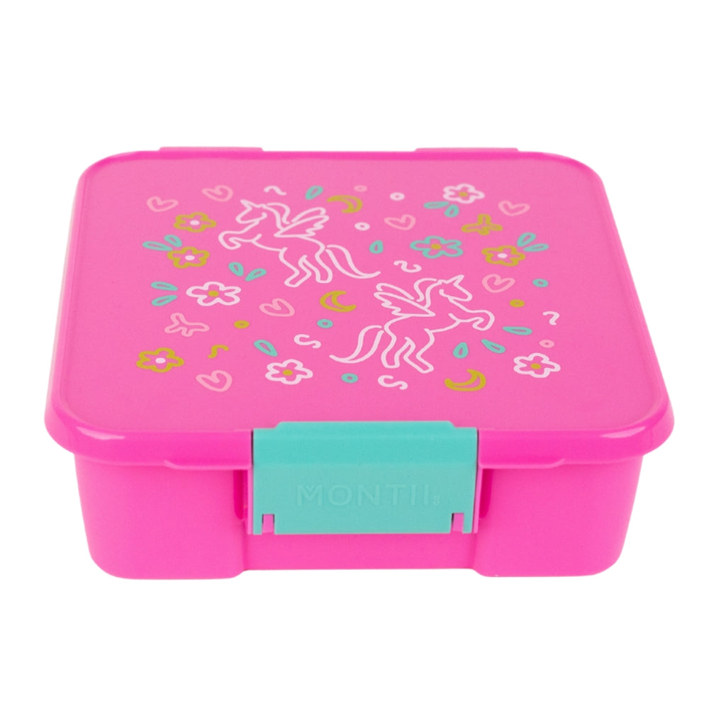 montiico bento 5 unicorn magic lunchbox