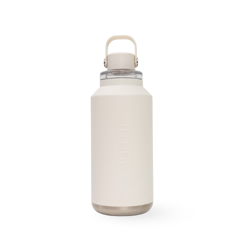 MontiiCo 1L Quench Drink Bottle - Cream