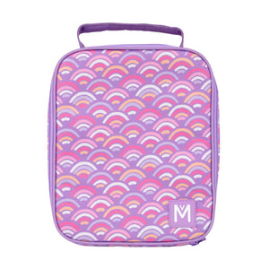 MontiiCo Large Insulated Lunchbag - Rainbow Roller