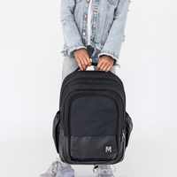 Load image into Gallery viewer, montiico backpack midnight black
