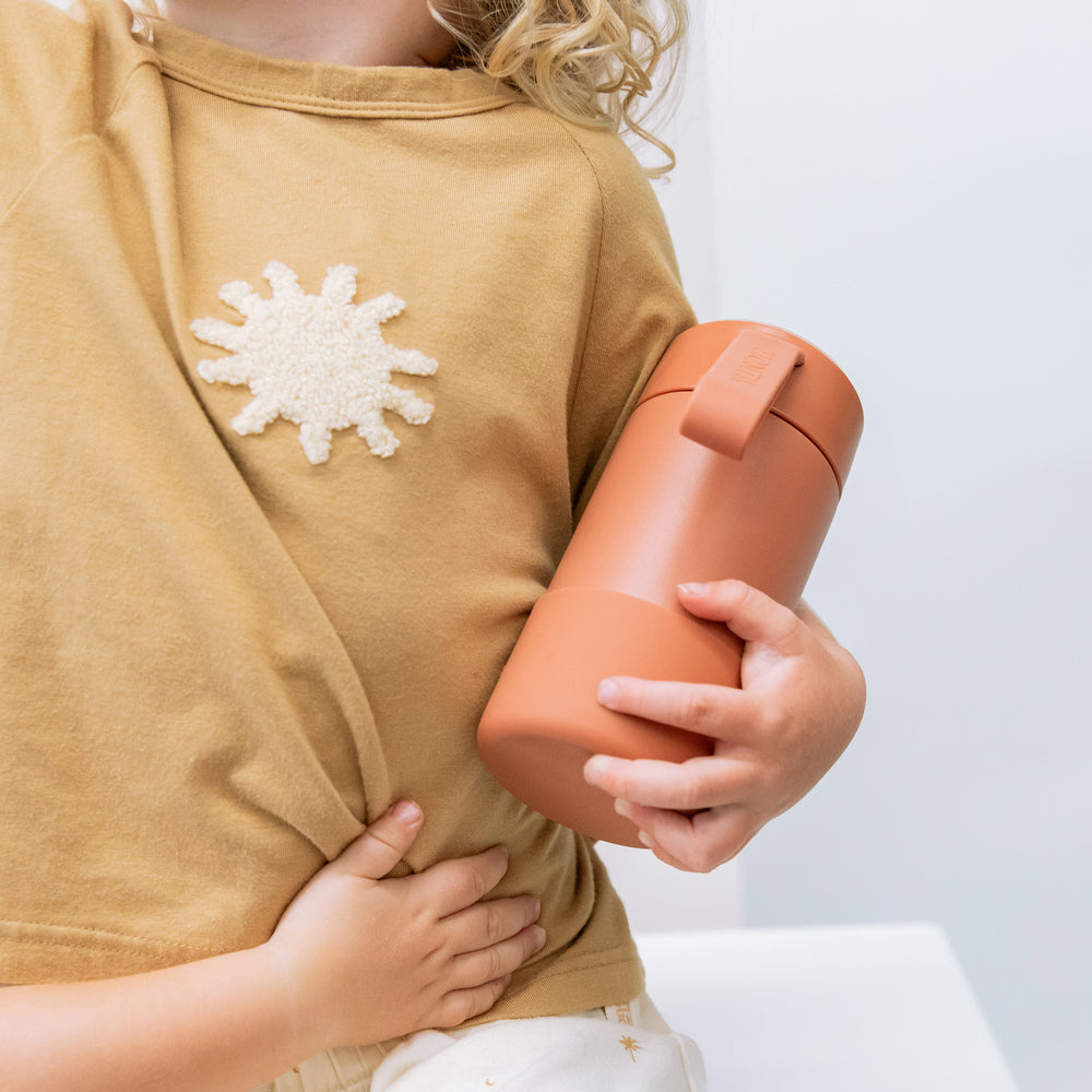 montiico 350mL sipper bottle clay