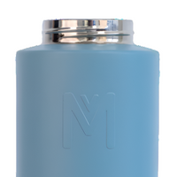 Load image into Gallery viewer, montiico stone drink bottle with stainless flask lid
