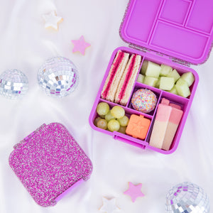 montiico bento five magenta glitter