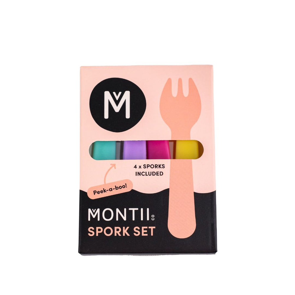 MontiiCo Spork Set - Summer Sunset