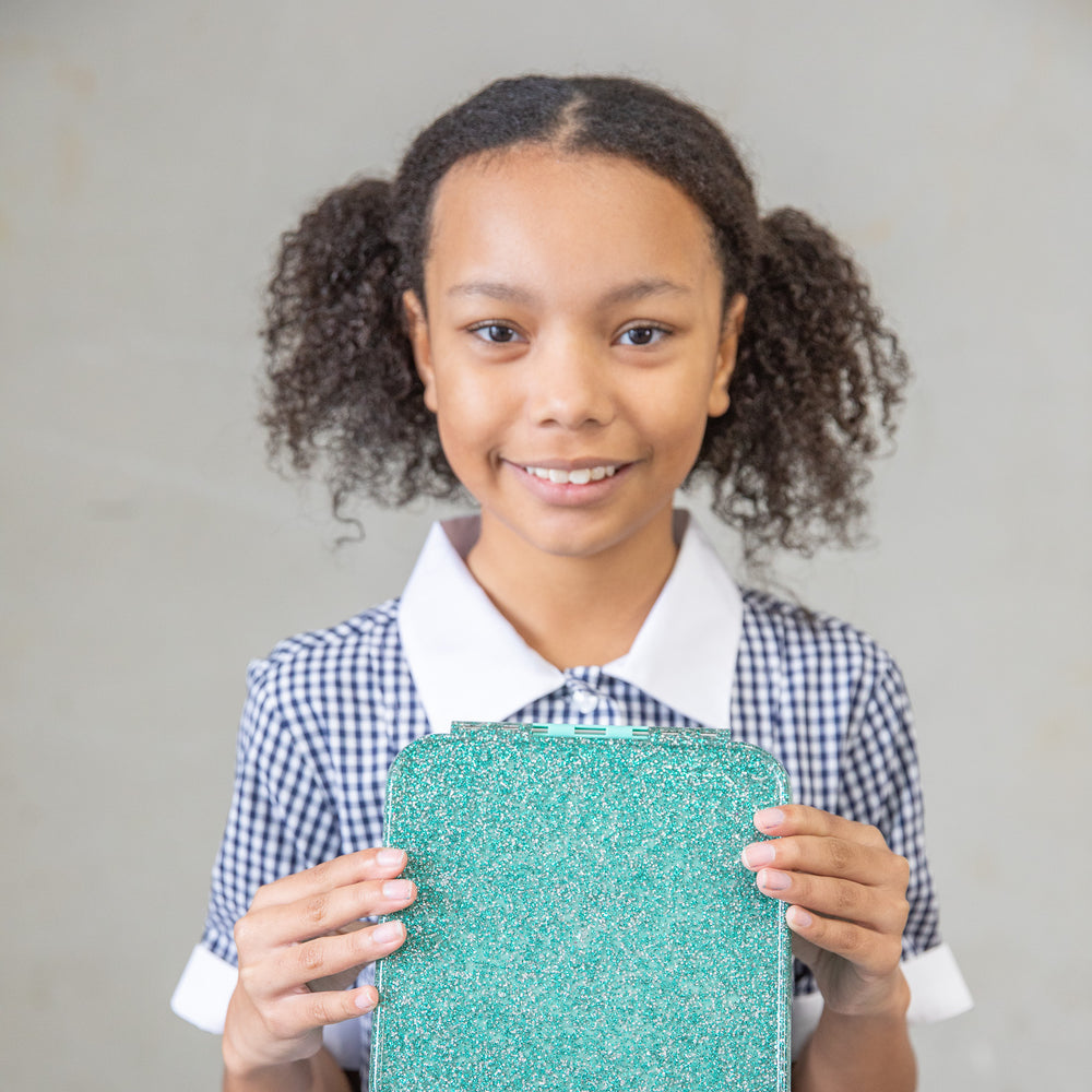 montiico bento 5 turquoise glitter