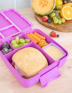 montiico feast lunchbox fuchsia