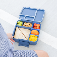 Load image into Gallery viewer, montiico feast lunchbox navy
