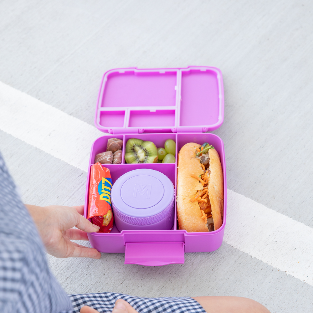 montiico feast lunchbox fuchsia