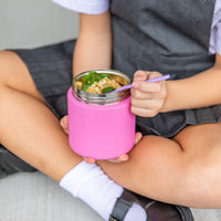 Load image into Gallery viewer, montiico insulated food jar floss pink
