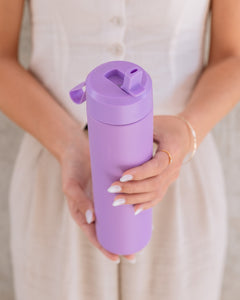 montiico fusion drink bottle sipper lid dusk