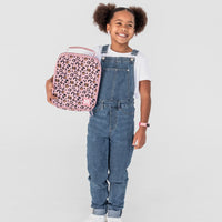 Load image into Gallery viewer, montiico large lunchbag blossom leopard
