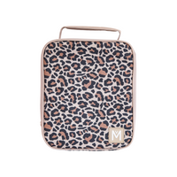 Load image into Gallery viewer, momtiico insulated lunchbag safari leopard print
