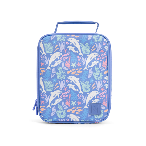 montiico large lunchbag dolphin dreams