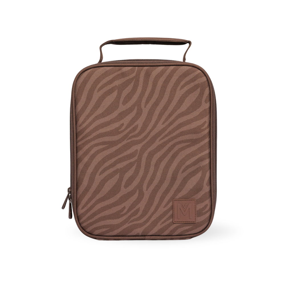 MontiiCo Large Insulated Lunch bag - Zebra