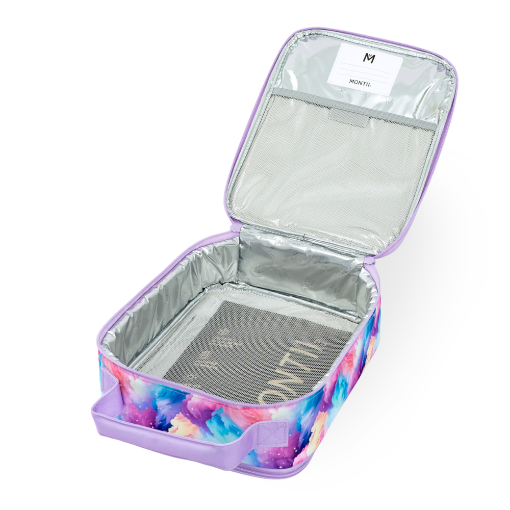 MontiiCo Large Insulated Lunch bag - Candy Clouds
