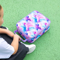 Load image into Gallery viewer, MontiiCo Large Insulated Lunch bag - Candy Clouds
