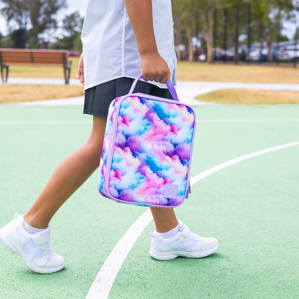 MontiiCo Large Insulated Lunch bag - Candy Clouds